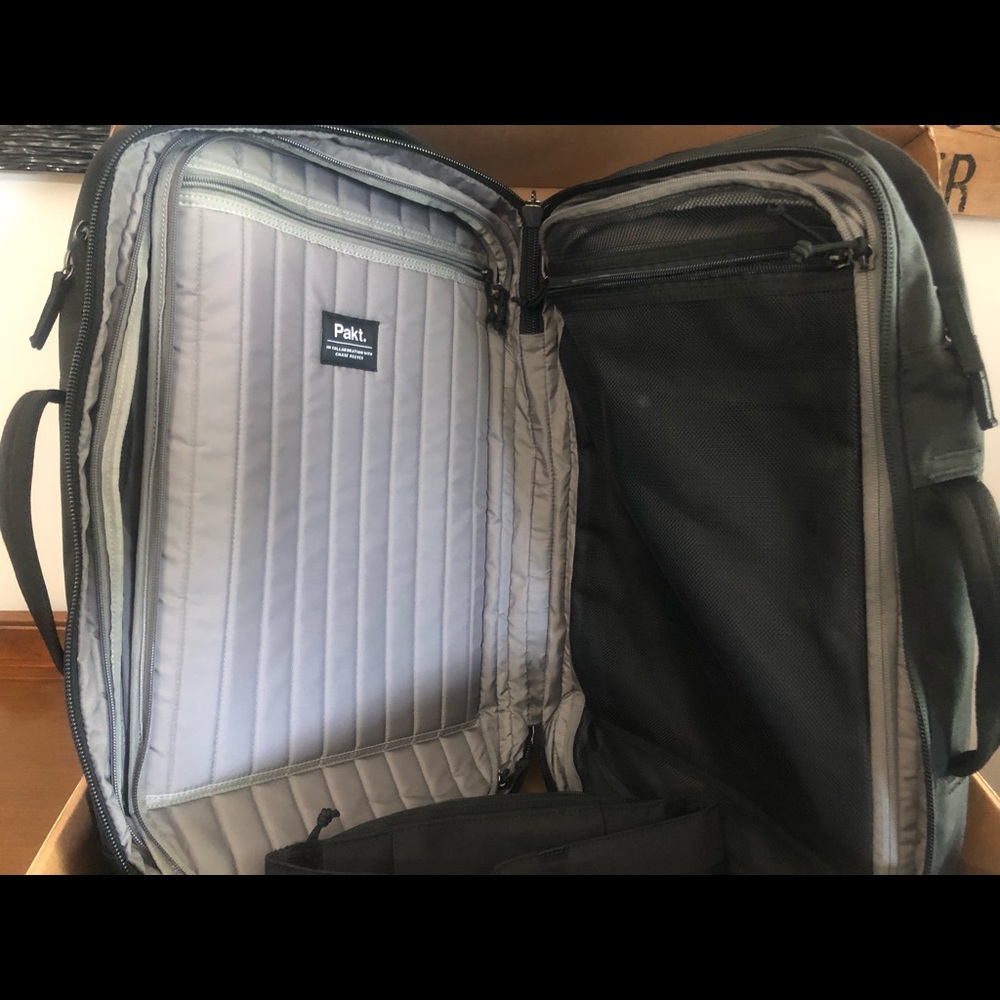 Pakt Travel Backpack collab with Chase Reeves